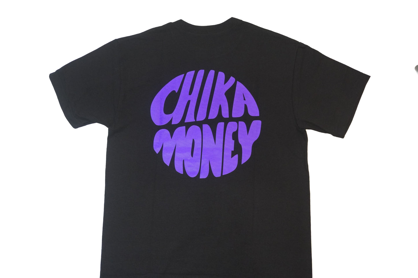 Purple Design Black T-Shirt
