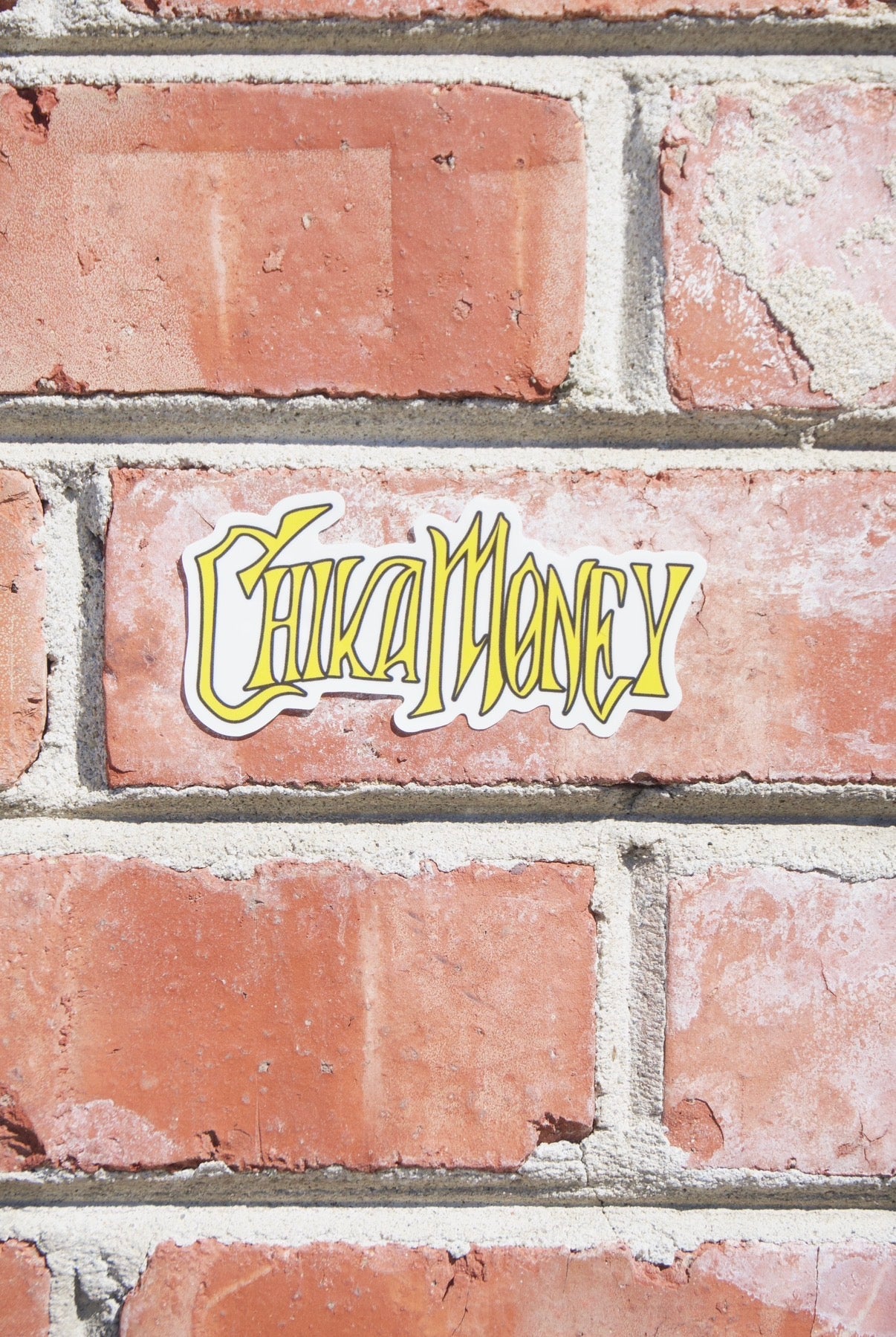 YELLOW CHIKAMONEY STICKERS